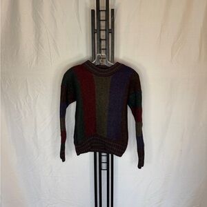 Boston Traders Kids Multicolor Striped Sweater (adult shrunk‎ sweater)